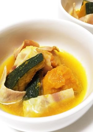 ［覚書］かぼちゃのこっくりコンソメ煮-レシピのメイン写真