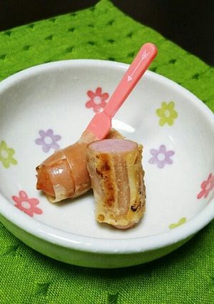 お弁当に♪焼売の皮巻きウインナー☆-レシピのメイン写真