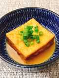 キッコーマンだししょうゆだけで厚揚げ煮