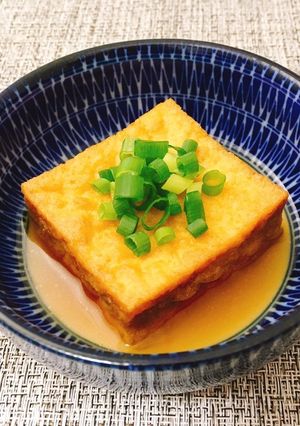 キッコーマンだししょうゆだけで厚揚げ煮-レシピのメイン写真
