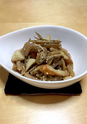 ちくわとこんにゃくのきんぴら-レシピのメイン写真