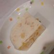 リンゴと粉ミルク寒天