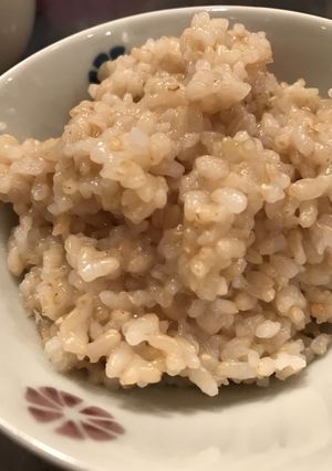 圧力鍋で美味しいもっちり玄米の炊き方-レシピのメイン写真