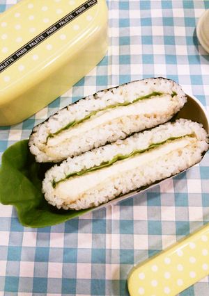 お弁当に☆サラダチキンカツおにぎらず-レシピのメイン写真