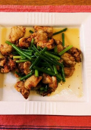 箸が止まらない★鶏とにんにく芽の甘唐揚げ-レシピのメイン写真