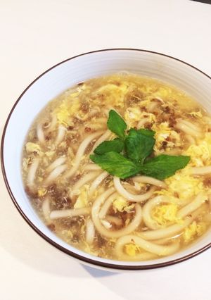 そば茶殻入り♡あんかけうどん-レシピのメイン写真