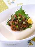 ちりめん山椒冷奴