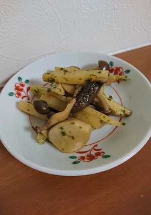 食感が〜(^o^)筍とキノコのきんぴら-レシピのメイン写真