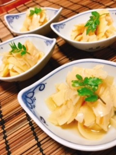 姫皮の梅肉和え-レシピのメイン写真