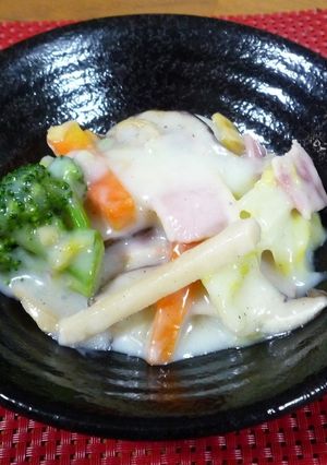 ふるさとたっぷり♪ミルク八宝菜-レシピのメイン写真