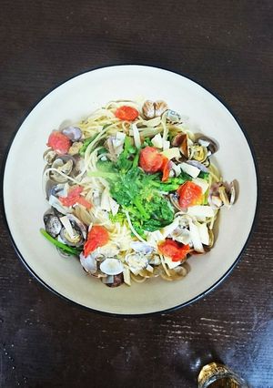 今が旬!超簡単!春の幸でボンゴレビアンコ-レシピのメイン写真