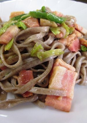 なすとベーコンの和風パスタ-レシピのメイン写真