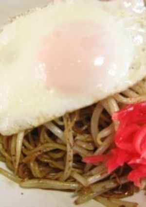 レンジで1分のコツ♪シンプル焼きそば。-レシピのメイン写真