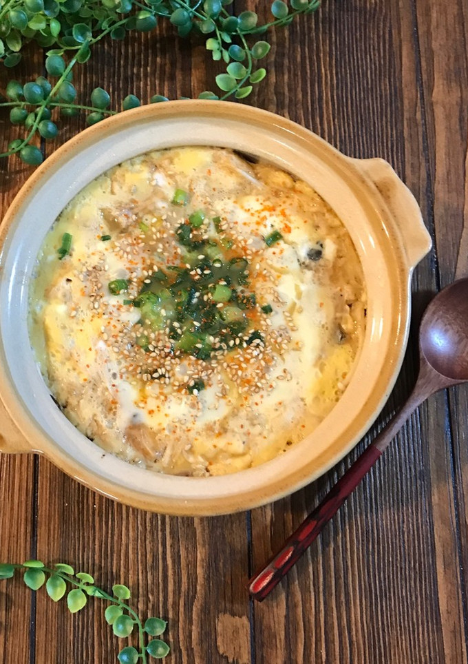 即席♡サバ味噌缶とえのきの卵とじ-レシピのメイン写真
