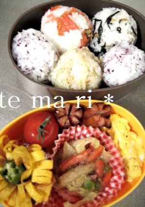 てまり　★　お弁当-レシピのメイン写真