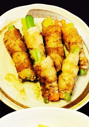 アスパラと人参の肉巻き-レシピのメイン写真
