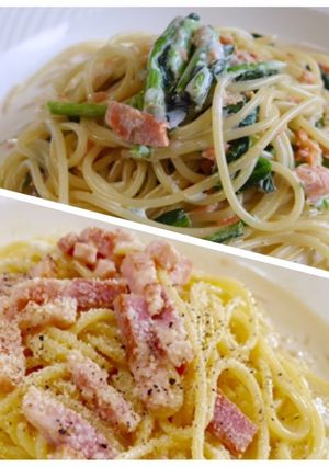 生クリーム不使用＊基本のクリームパスタ-レシピのメイン写真