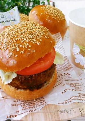 30分で完成？不思議パンのバーガーバンズ-レシピのメイン写真