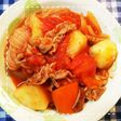 トマト缶で!レンジ時短!トマト肉じゃが