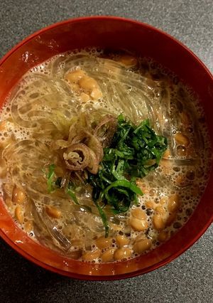 これで痩せる！さっぱり納豆ところてん！-レシピのメイン写真