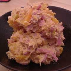 A picture of かぼちゃのツナたまサラダ.