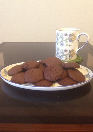 【ヘルシオ】３つの材料でココアクッキー-レシピのメイン写真