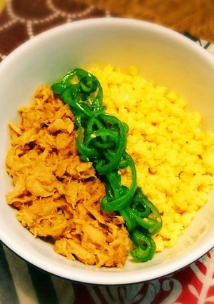 シーチキンと玉子の二色丼☺-レシピのメイン写真