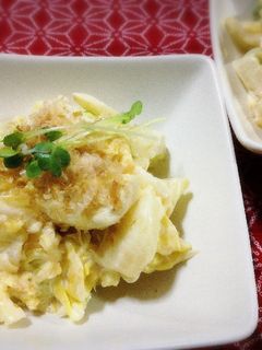 超簡単★美味♪ゆで春キャベツ味噌マヨあえ-レシピのメイン写真