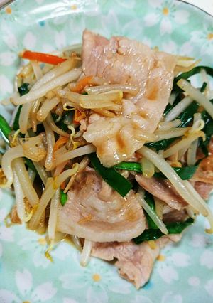 香りが決め手☆豚肉ともやしの五香粉炒め-レシピのメイン写真