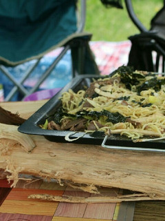 キャンプ飯!コストコプルコギ焼きそば-レシピのメイン写真