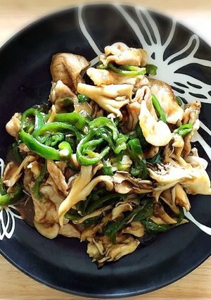豚モモと舞茸のオイスター炒め-レシピのメイン写真