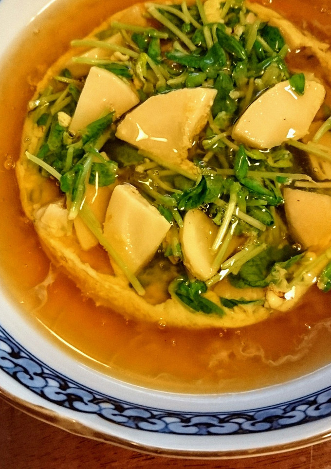たけのこと豆苗の玉子とじ～和風あんかけ-レシピのメイン写真
