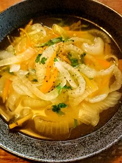 新玉ねぎの食べるスープ-レシピのメイン写真