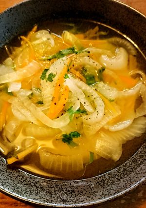 新玉ねぎの食べるスープ-レシピのメイン写真