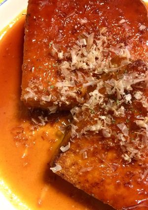 まるごと厚揚げの洋風生姜焼き-レシピのメイン写真
