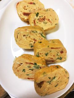 ピザ風卵焼き-レシピのメイン写真