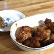 甘辛鶏唐揚げマスタード添 唐揚げ再利用