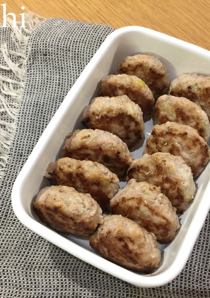 【作り置き】豆腐入りふわふわ豚つくね-レシピのメイン写真
