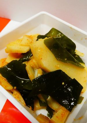 筍とわかめのキムチーズ和え♪-レシピのメイン写真