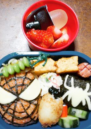 スパイダーマン弁当-レシピのメイン写真