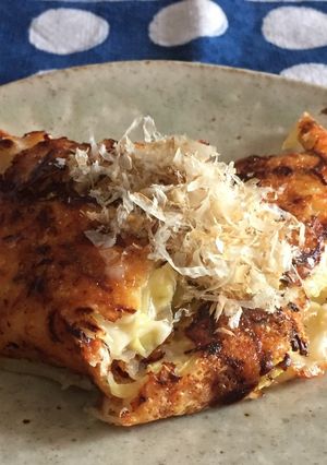グルテンフリーお好み焼きグリーンバナナ粉-レシピのメイン写真