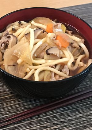 肉入りうどん-レシピのメイン写真
