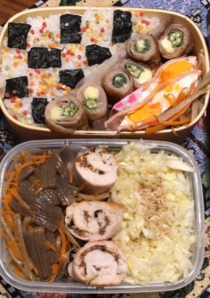 ササミの梅塩昆布巻きグリル焼き-レシピのメイン写真