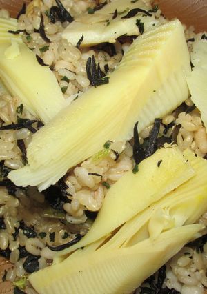 竹の子ご飯（玄米の炊き方）-レシピのメイン写真