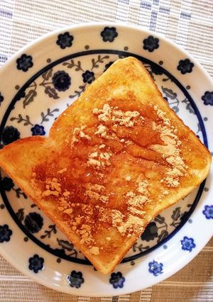 はちみつきなこトースト☆朝食☆簡単-レシピのメイン写真