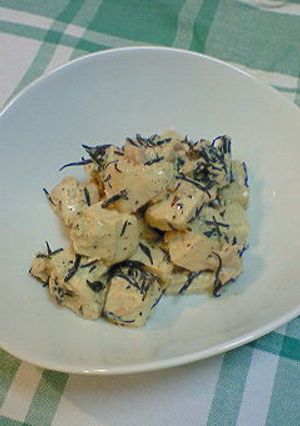 コロコロ豆腐とひじきの醤油マヨ☆サラダ-レシピのメイン写真