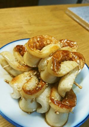 お弁当にあと一品☆ちくわのくるりんぱ♪♪-レシピのメイン写真