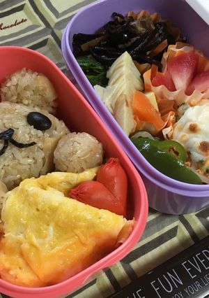 お布団かけて和風オムライス弁当-レシピのメイン写真