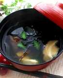 どんこ椎茸と豆腐と海草のスープ