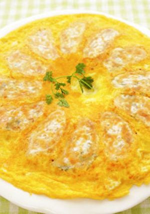 ふわふわ卵の羽根つき餃子-レシピのメイン写真